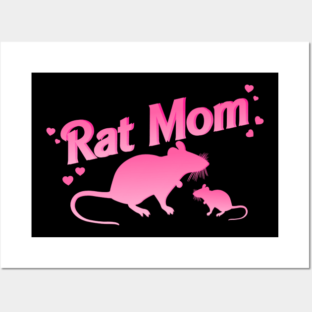 Rat Mom Wall Art by biologistbabe